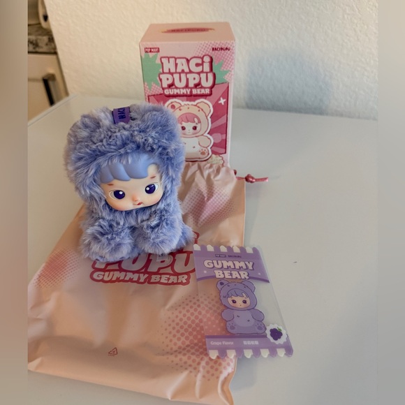 HACIPUPU Gummy Bear Series-Vinyl Plush Pendant. “Grape 🍇 “ - Picture 1 of 1